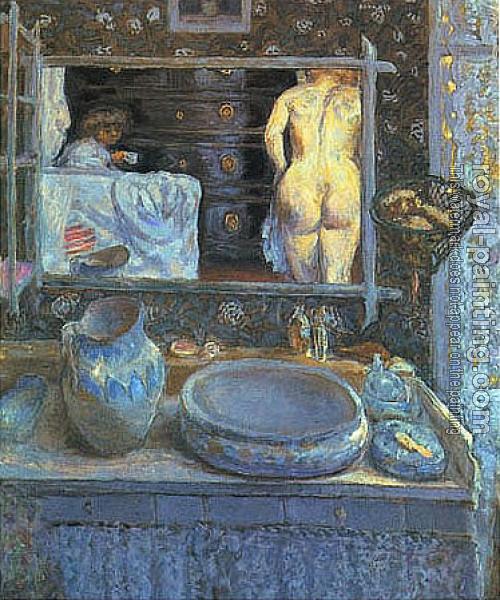 Pierre Bonnard : Mirror on the Wash Stand